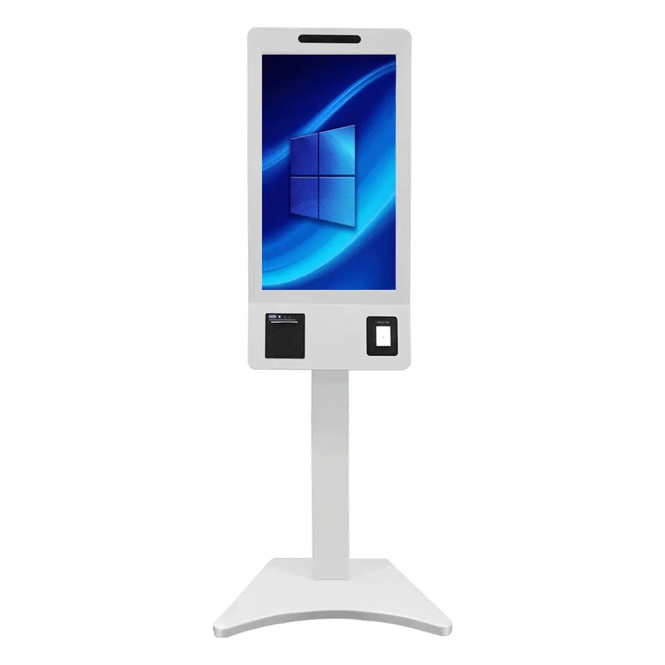 Fast Food Restaurant Prepaid Cashless Smart Touch Screen Self Service Ordering Payment Kiosk/Check in Kiosk for Sale