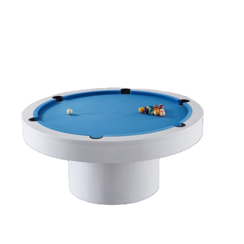 Factory wholesale high quality fashion design round multi-functional billiard table indoor entertainment pool table