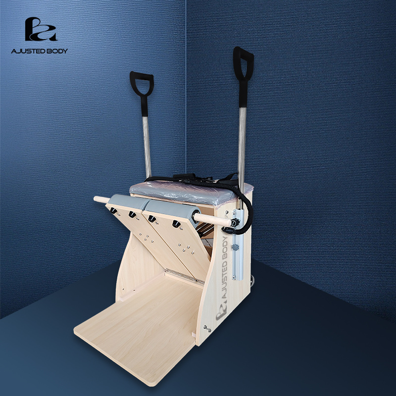 Professional Yoga Training Exercise Wunda chair  Machine  Oak Pilates chair