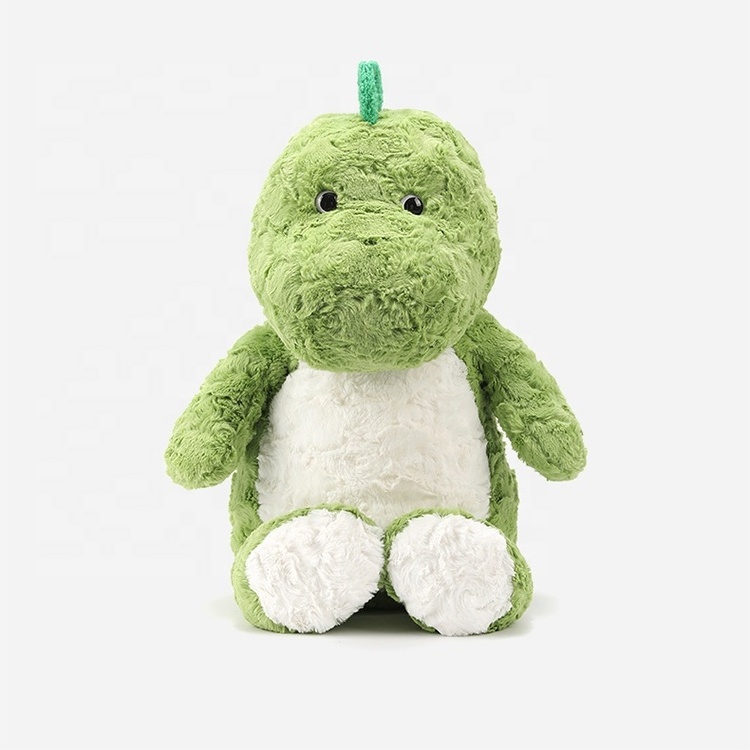 Custom cute soft animal mascot stuffed Green Dragon plush toy