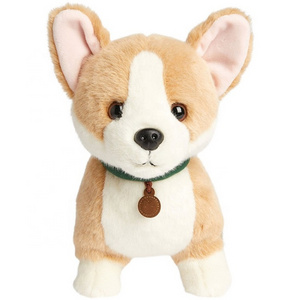 New China best quality Soft Corgi dog plush stuffed animal toy Corgi