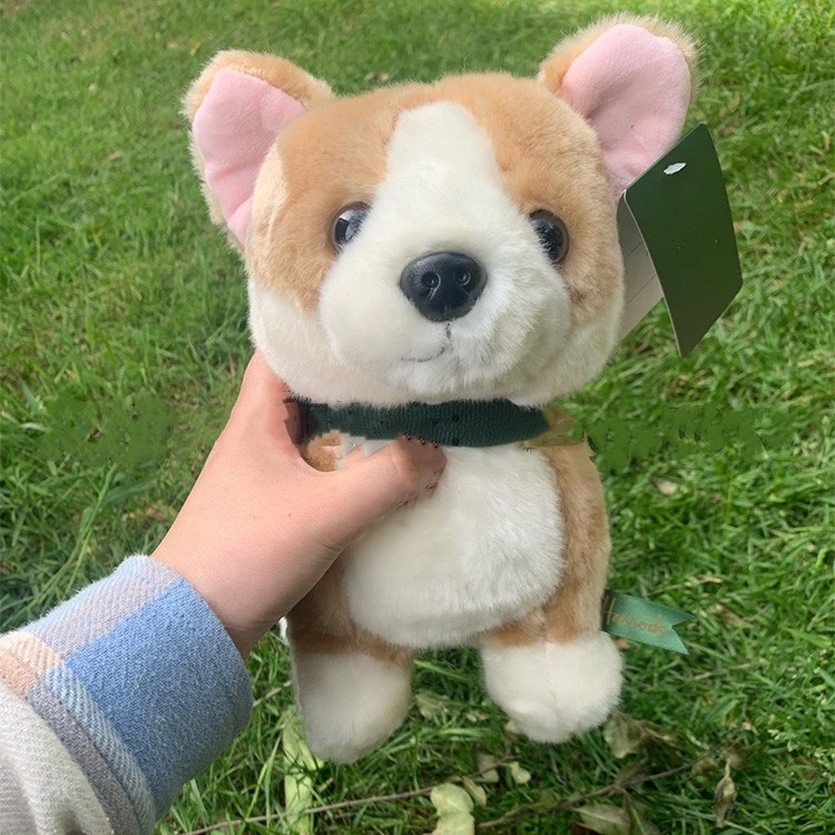 New China best quality Soft Corgi dog plush stuffed animal toy Corgi