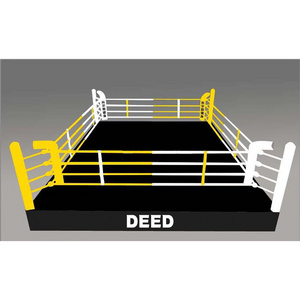 Custom 5*5M Professional Size De Boxeo Equipment Pro Wrestling PVC Boxing Ring