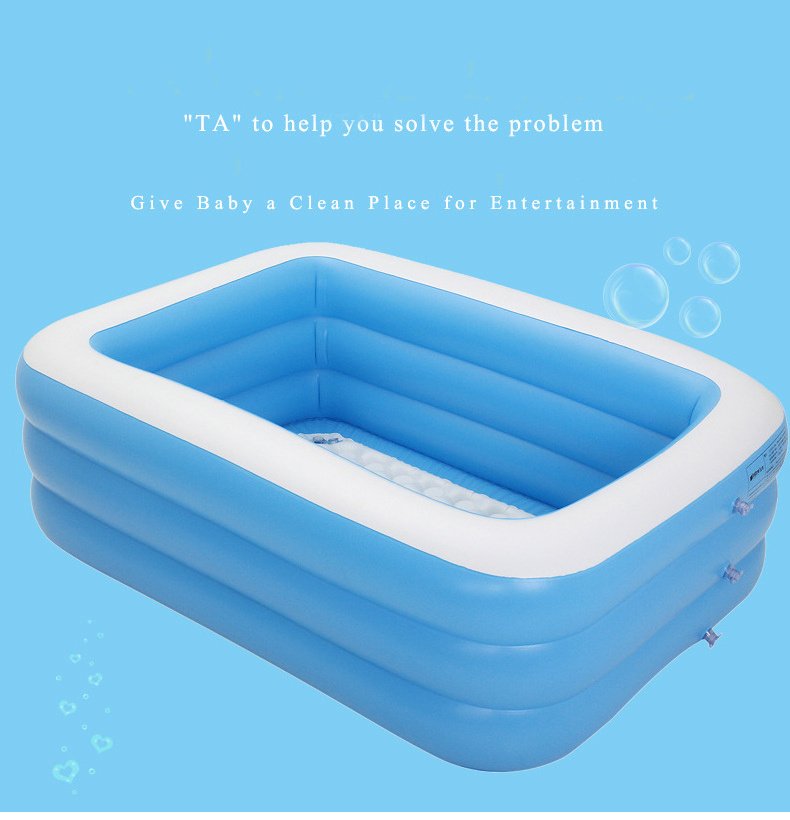 YIWU Home Family Full Sized Lounge Pool Children Garden Backyard Celebrity Outdoor Inflatable Swimming Pool For Kids.