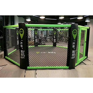 YIWU 6*6M High Quality MMA UFC Customized Size Logo Thai Ring Fighting Boxing Taekwondo Karate Wrestling Judo Octagon Cage