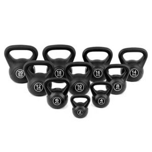 2023 YIWU Wholesale Fitness Equipment Cast Iron Fat Burning cement Kettle Bell Set