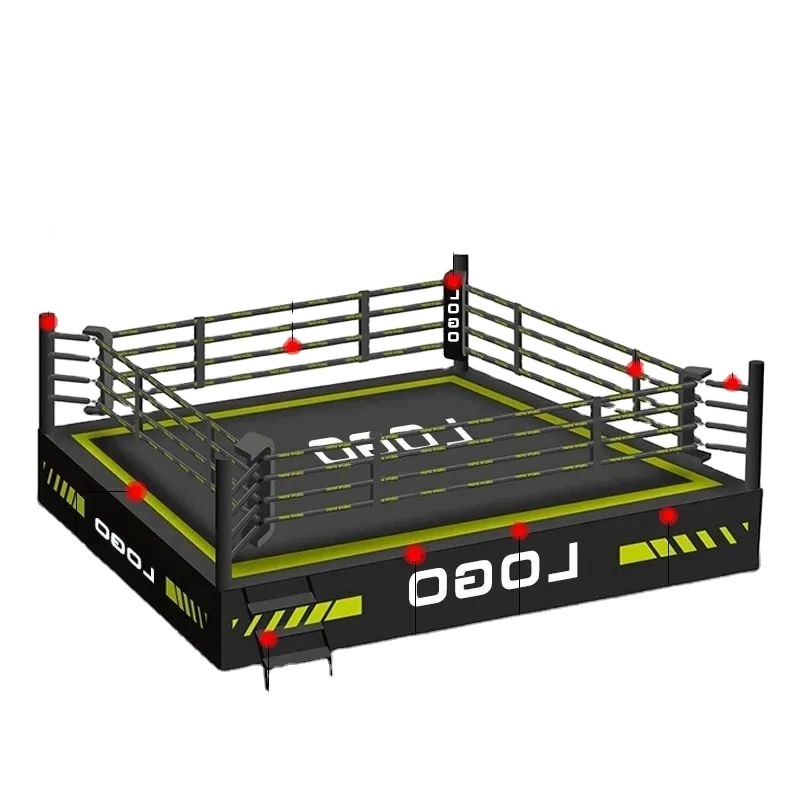 YIWU Sale 3*3m MMA Cage Competition Standard Elevated MMA Cage Hexagon Fighting Cage Panel For Mixed Martial Arts