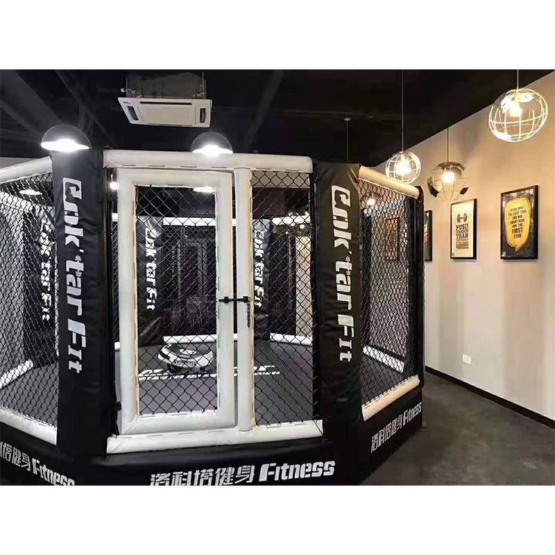 YIWU 5*5*0.5 M Sale Floor Fighting Mma Cage Panel Used Boxing Muay Thai Ring Octagon Cage