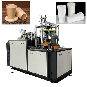 Corrugated Printed Paper Cups Maker Making Machine Ultrasound Single and Double Coated Paper Cups Machine Price