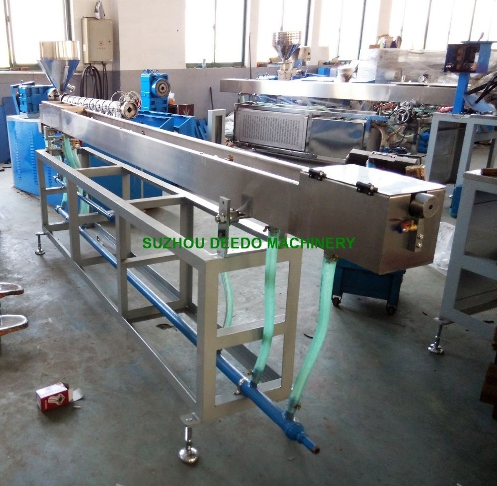 Three colors drinking plastic PLA straw making extruder machine tube pipe lollipop stick making machines