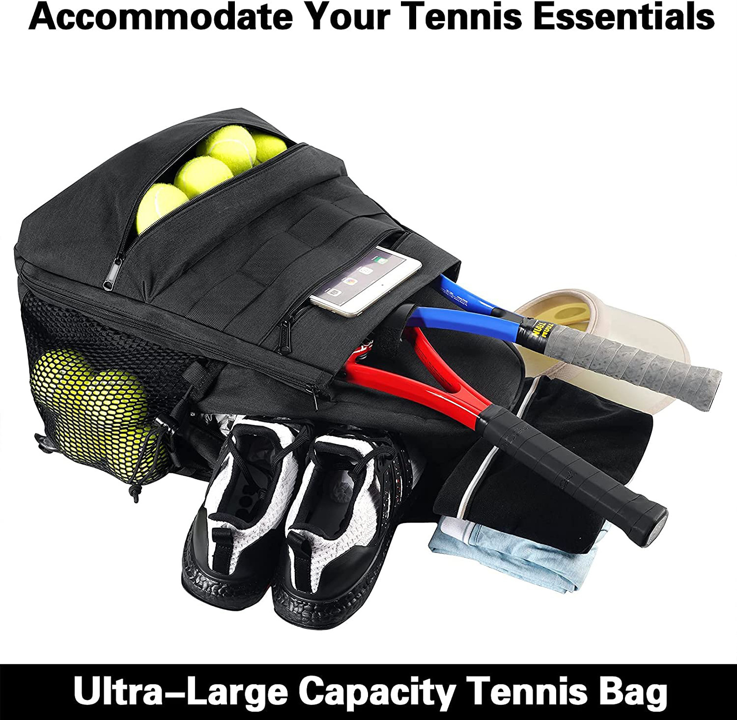 OEM/ODM Wholesale Pickleball Bag Professional Outdoor Paddle Sport Backpack Tennis Rackets Bags for Ladies Mens