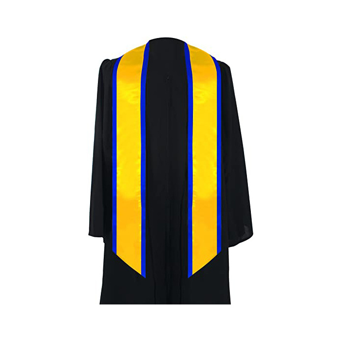 Plain Graduation Stole For Unisex Adults Sash 72