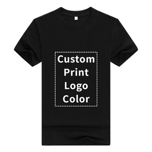 13pcs 2020 Simple Creative Design Line Solid Color Polyester T Shirts Men's New Arrival Style Short Sleeve Men T-shirt Plus Size