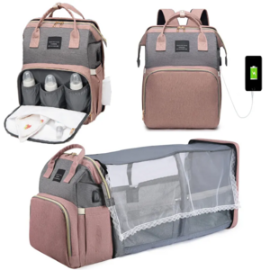 Foldable Storage Travel  Portable Western Mommy Bag Baby  Diaper Backpack Toy Organizer Mommy Bag With Large Capacity For Mommy