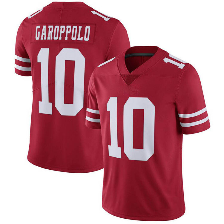 Top Quality Men Round Neck Casual Plain Quantity Loose Cotton American Football  San Francisco T-Shirt 32 Team 49ers Jersey