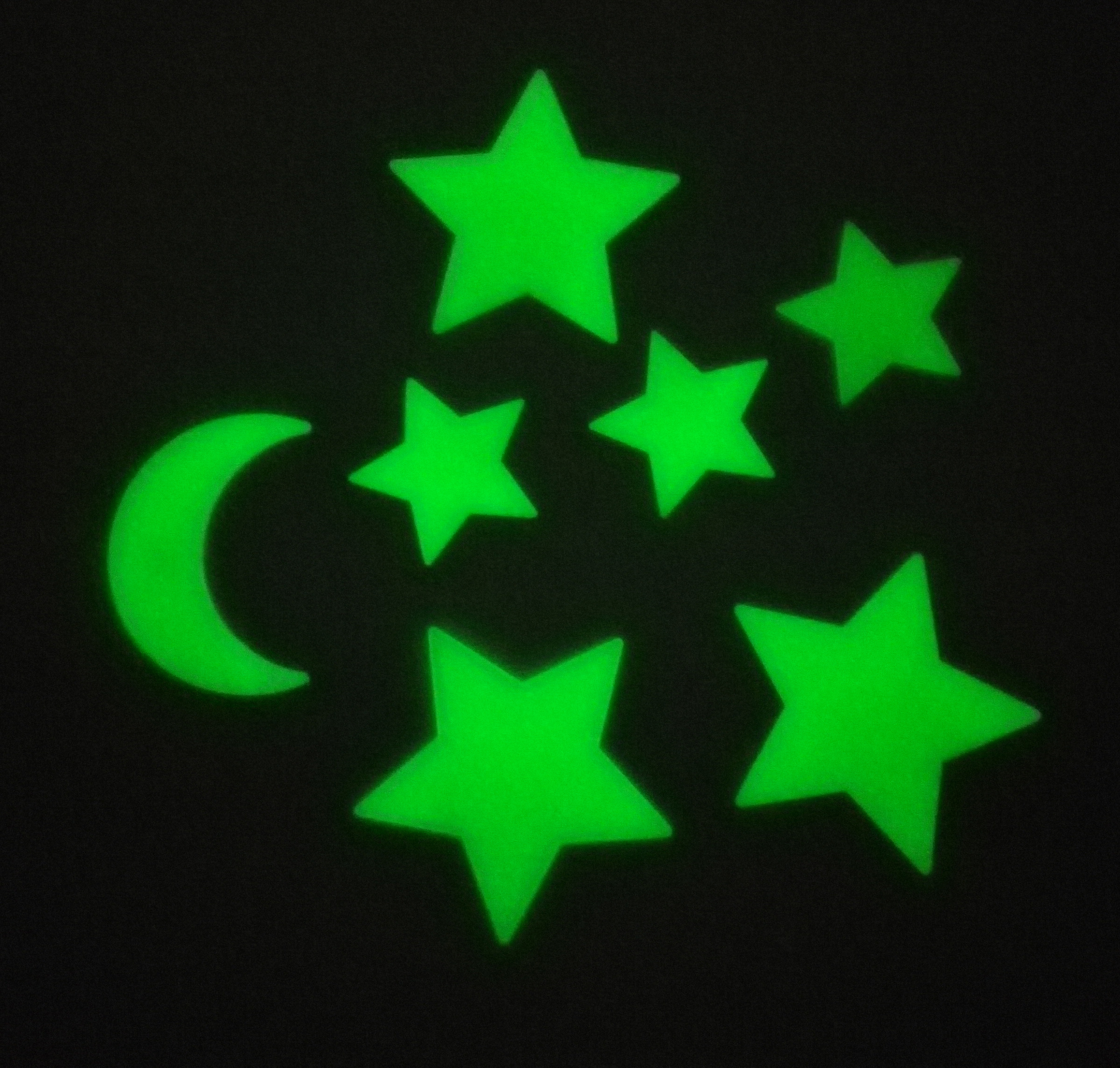 planet Stars Moon Glow in the Dark PP bedroomstickers Luminous Fluorescent Plastic Wall Stickers for kids