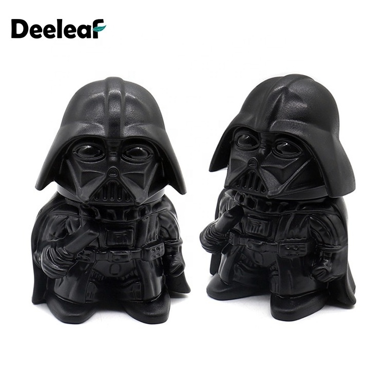 Alien Star war Dark vador smoking accessories herb grinder 3 layers metal zinc alloy Darth Vader herb tobacco grinder