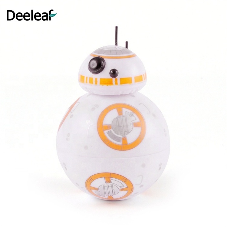 Star wars BB8 robot herb tobacco grinder for smoking BB-8 star wars robot plastic dry tobacco herb grinders with gift box