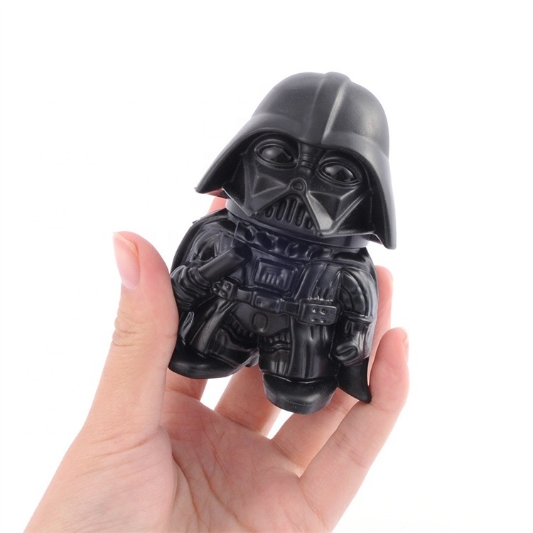 Alien Star war Dark vador smoking accessories herb grinder 3 layers metal zinc alloy Darth Vader herb tobacco grinder