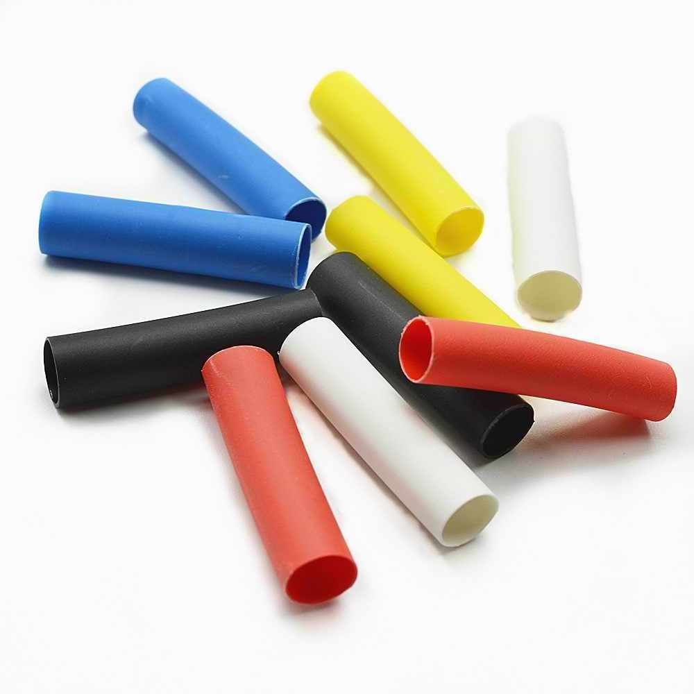 DEEM  black heat shrinkable sleeves Adhesive polyolefin heat shrink tube with glue for wire insulation