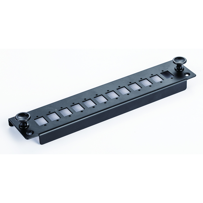 10 Inch Mini 12 Optical Blank Junction Box Wall Mounted User Cable Self-locking Fiberglass Patch Panel