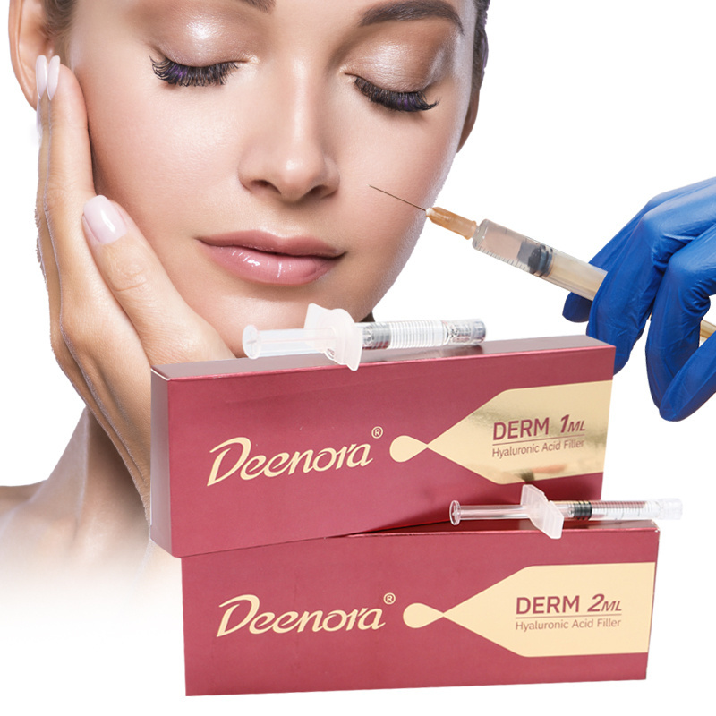 Deenora 1ml 2ml derm  Cross Linked  wholesale injectable hyaluronic acid  gel syringe  filler injection for face lips