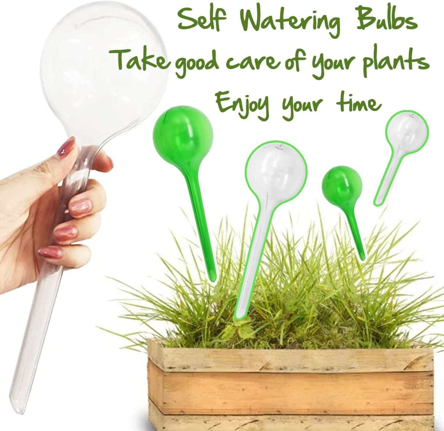 Deepbang Garden Supplies Factory Lowest Price Custom Packing Bags Transparent Plastic Plant Watering Ball Globes