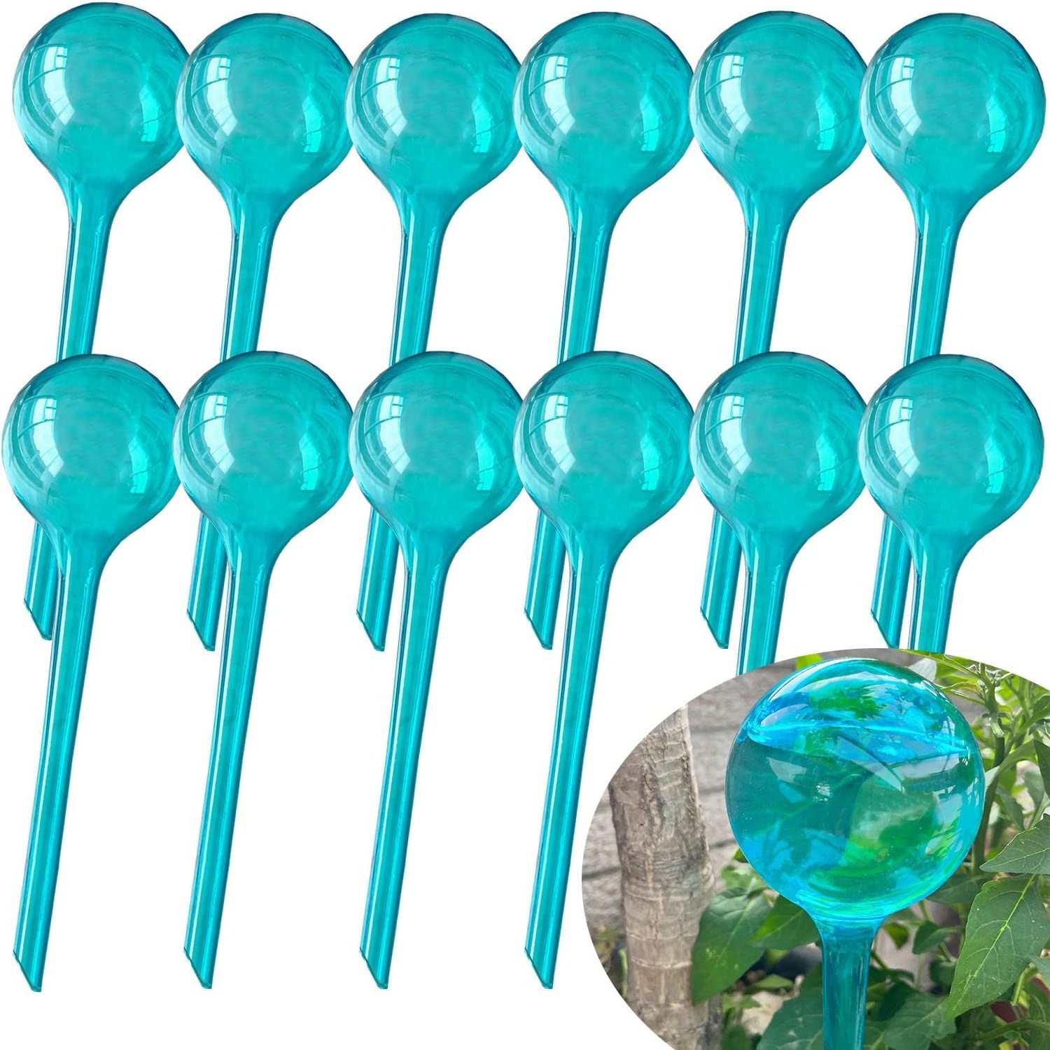 DEEPBANG plant Clear Self Watering Globes Automatic Water Balls Device Vacation Houseplant Pot Bulbs Watering Bulbs