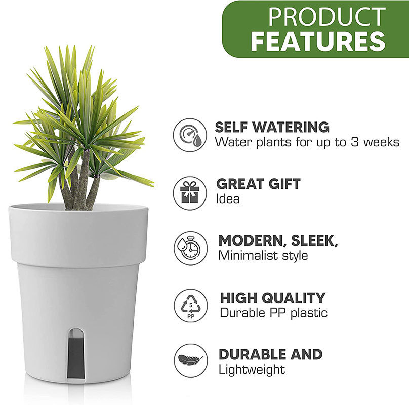 New Design Cheap Bulk Levitating Sublimation Plastic Flower Pot Indoor Planters Home Decoration Wholesale