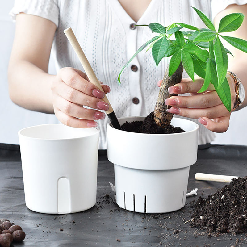 New Design Cheap Bulk Levitating Sublimation Plastic Flower Pot Indoor Planters Home Decoration Wholesale