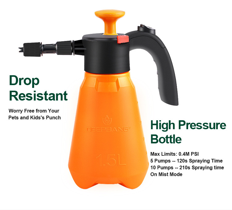 Car Care Washer Cleanings Manufacturer Wholesale 1.5L Foam Nozzle Car Wash Pressure Snow 2L Hand Pump Foam Sprayer for Car