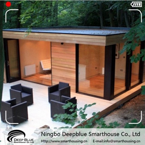 Deepblue Smarthouse China Modern prefab bungalow house wooden chalet garden house granny flat Prefab Light Steel Mobile House