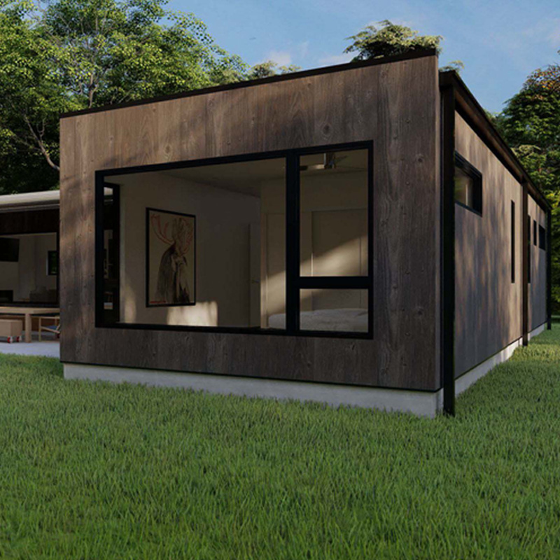 Prefab Luxury Contemporary Garden Studios With Light Steel Frame House kits