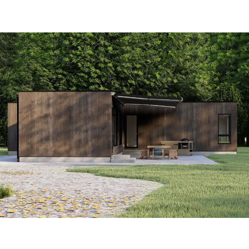 Prefab Luxury Contemporary Garden Studios With Light Steel Frame House kits