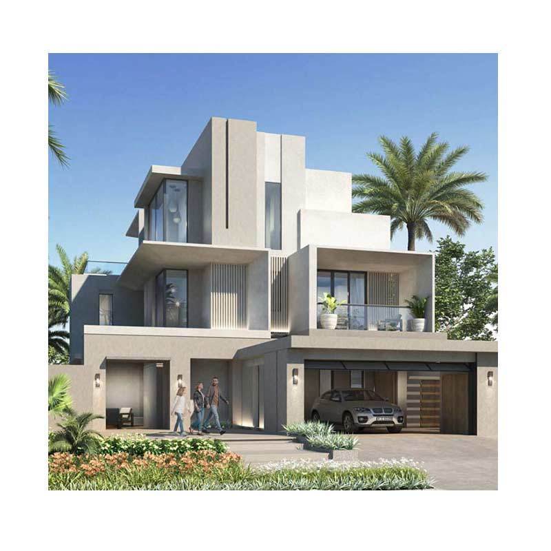 Deep Blue Smart House home steel frame multi-storey light steel villa prefabricated home tour residential townhouse flat