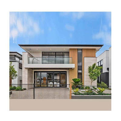 Light gauge steel structure prefabricated double-storey house/prefabricated light steel framing in residential construction