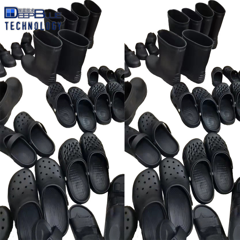 Automatic EVA Plastic Shoes Slipper Sandal Making Injection Foam Machine With Servo Motor