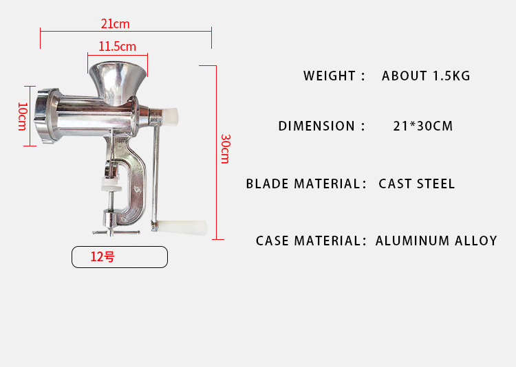 Manual meat grinder,Save time and effort