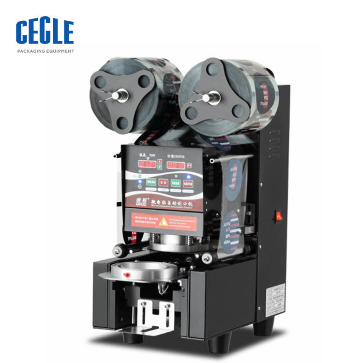 semi automatic plastic cup lid sealing seal cup machine for cups automatic