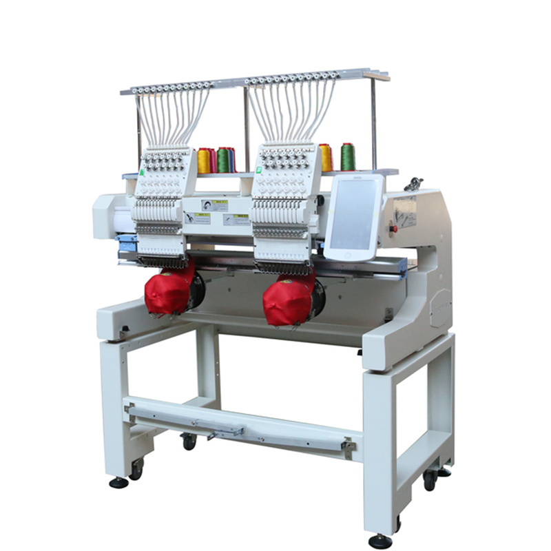 Double Head 12 needless Embroidery Machine Home Computer Embroidery Machine Multifunctional Three-in-One Embroidery Machine