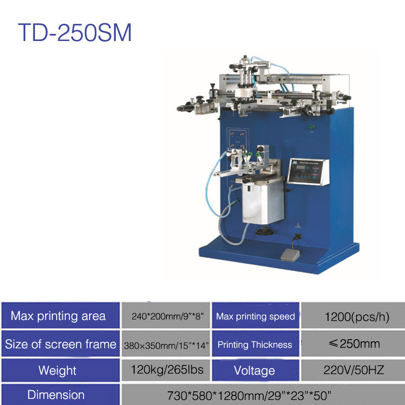 semi auto screen printing machine round silk screen printing machine for sale