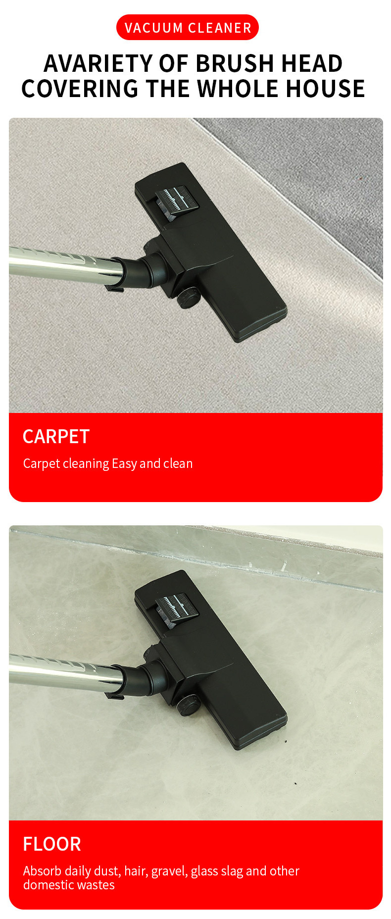 AC Cord 3.5L Bagged Vacuum Cleaner Canister Vacuum Cleaner  Dry Vacuum Cleaner Aspirador Vacuum Cleaner