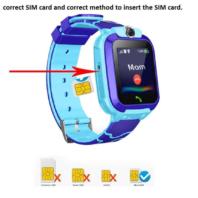 2022 New Mobile Phone Calling Stainless Steel Gsm Gprs Micro Sim Card Gps Tracking Q12B Q12 Kids Smart Watch