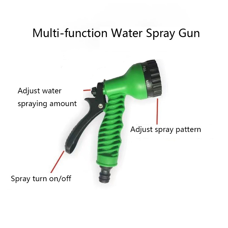 Expandable Garden Hose Pipe Multi-Function Nozzle Sprayer Watering Sprinkling And Cleaning Water Pipe