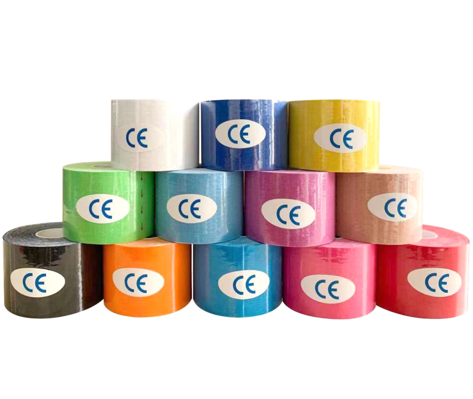 Wholesale multicolor cotton Elastic waterproof muscle kinesiology tape sports tape muscle support tape