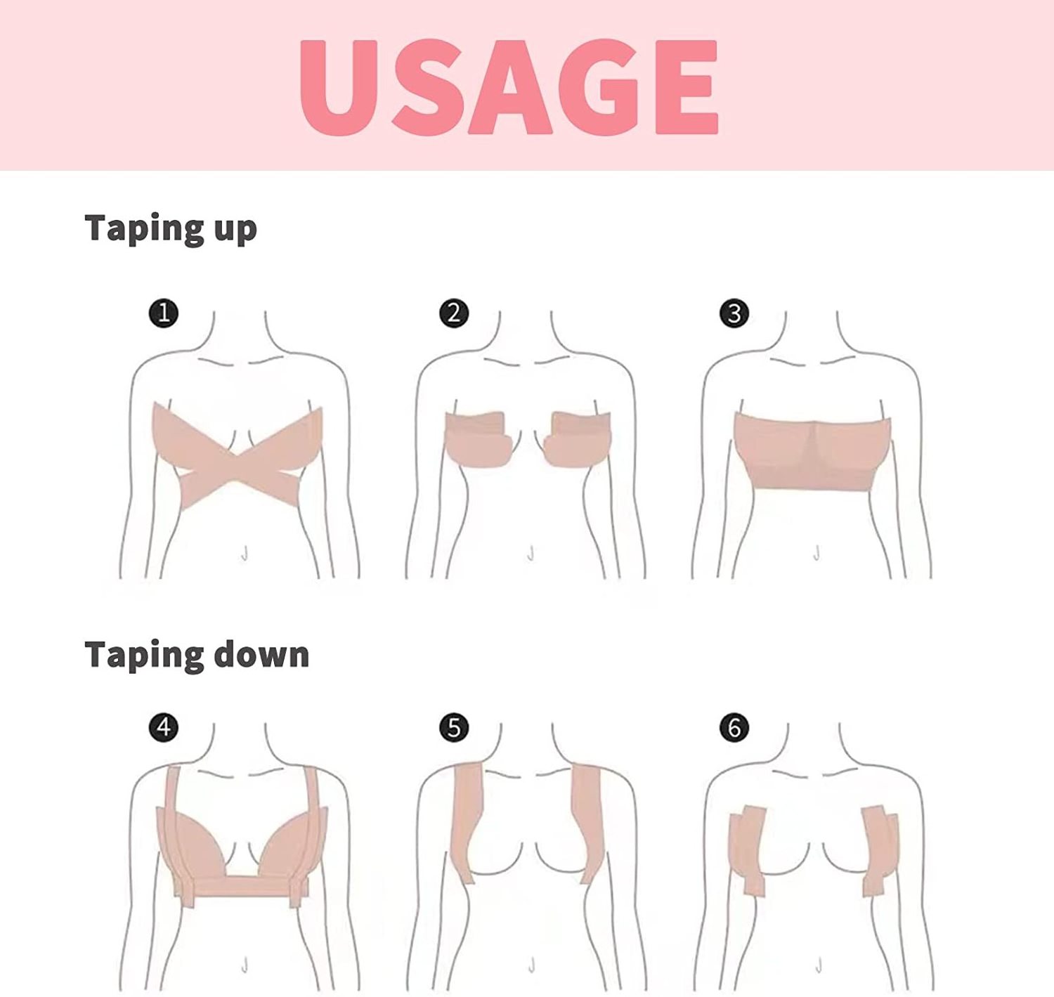 Manufacturer breast tape lifting boob tape bra invisible boob tape and nipple cover