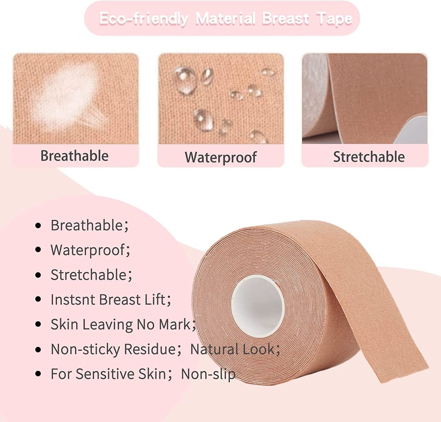 Manufacturer breast tape lifting boob tape bra invisible boob tape and nipple cover