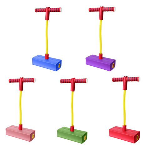 Kids Sports Games Toys Foam Pogo Stick Jumper Indoor Outdoor Fun Fitness Equipment Improve Bounce Sensory Foam Pogo Jumper Toys