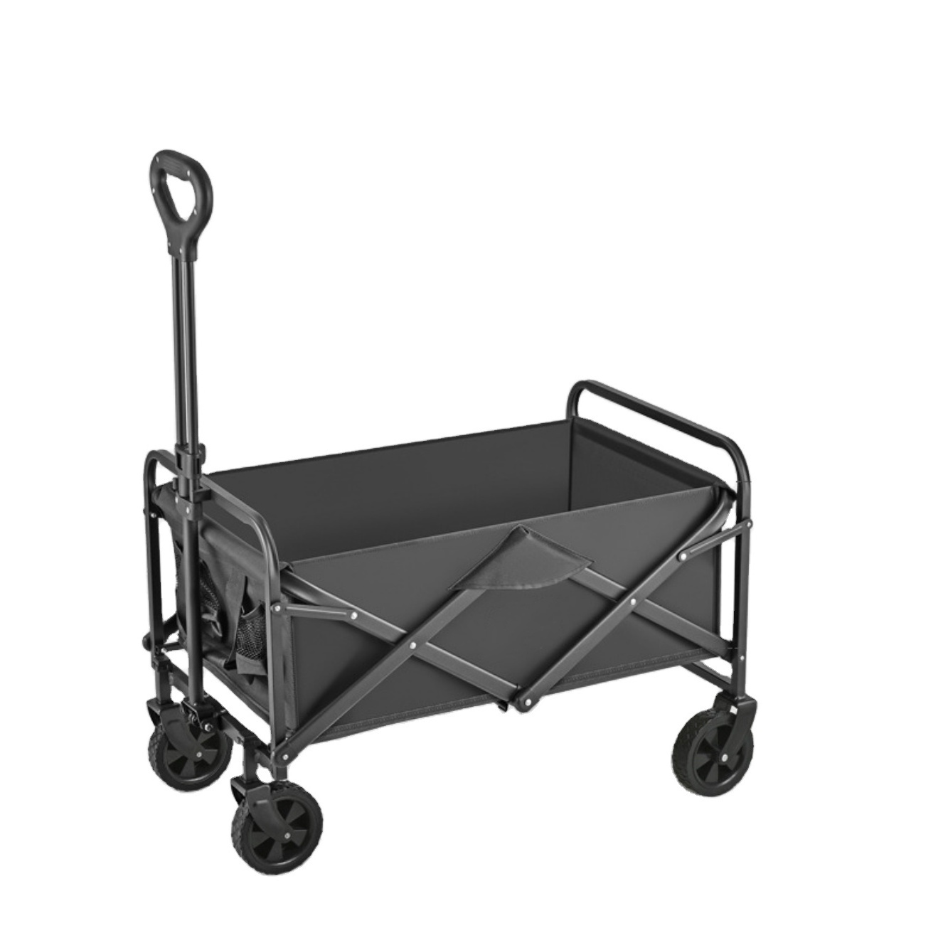 Outdoor Garden Multi Purpose Collapsible Folding Utility Trolley Cart Foldable Beach Camping Wagon