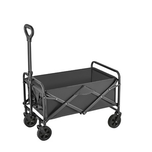 Outdoor Garden Multi Purpose Collapsible Folding Utility Trolley Cart Foldable Beach Camping Wagon